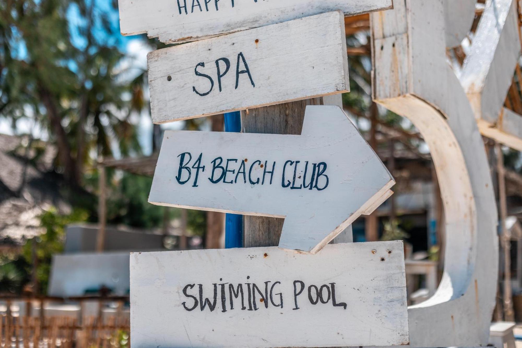 B4 Beach Club Paje Buitenkant foto